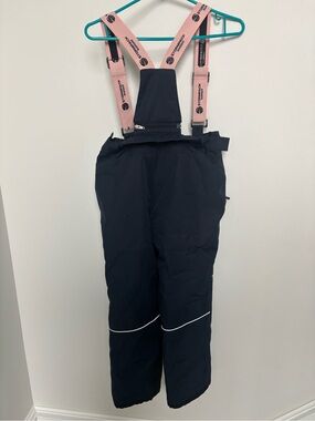 Stormpack Sunice Navy SNOWPANTS with Pink Trim Label, size 10